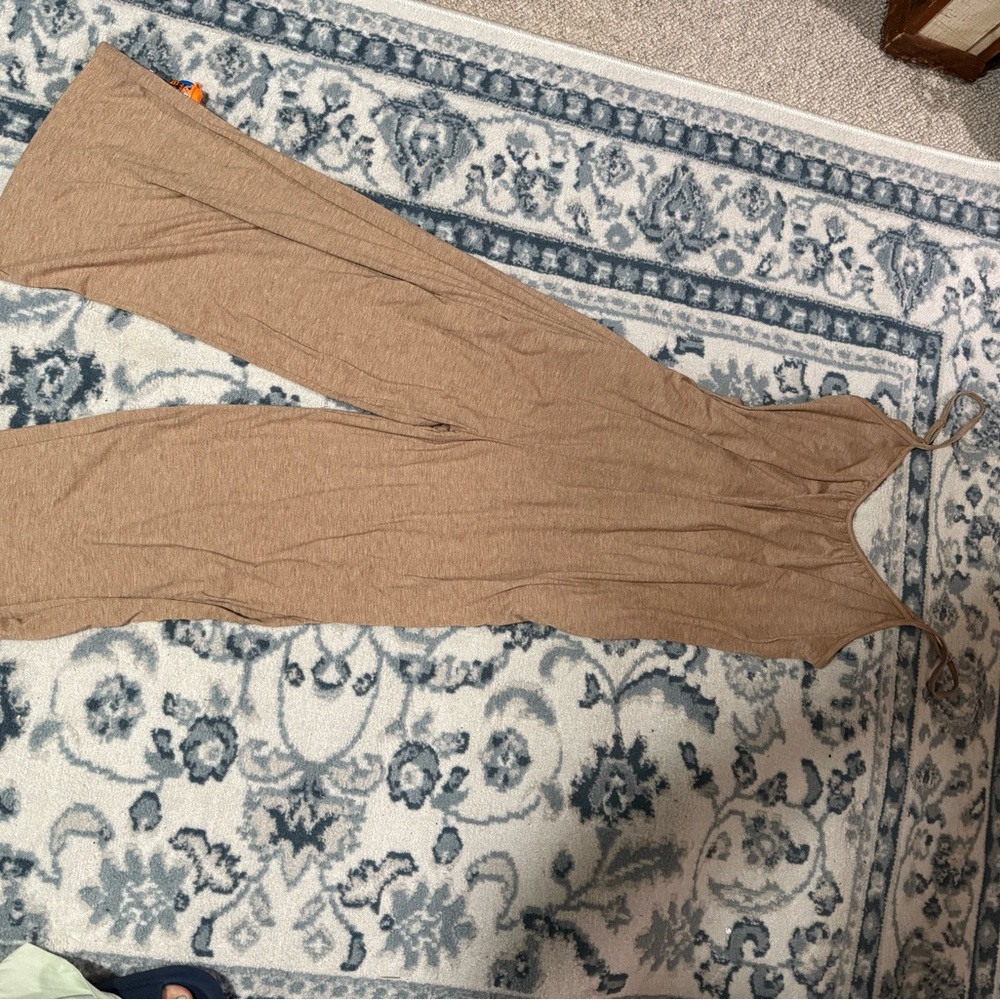 Tan Jumpsuit